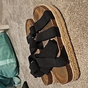 Black sandals